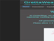 Tablet Screenshot of grettawear.com